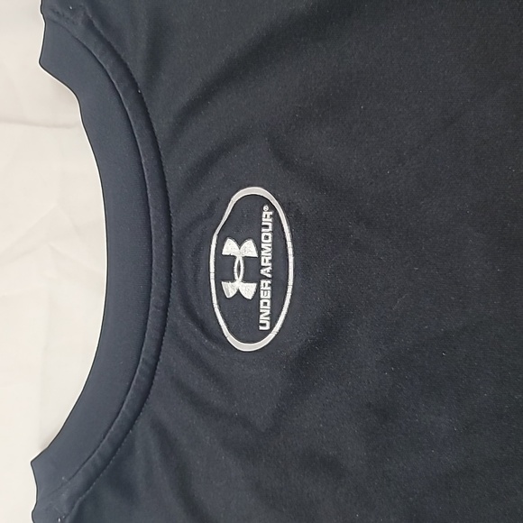 Under Armour Heat Gear "Soccer Ball Decal"  Youth Loose T-shirt Size YLG - Picture 6 of 6